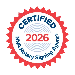 NNA Notary Signing Agent certificado, 2026